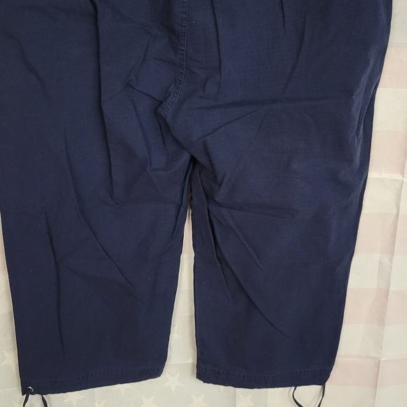 Carolina Plus Blues 18W Drawstring Capri Color Blue - Picture 5 of 6